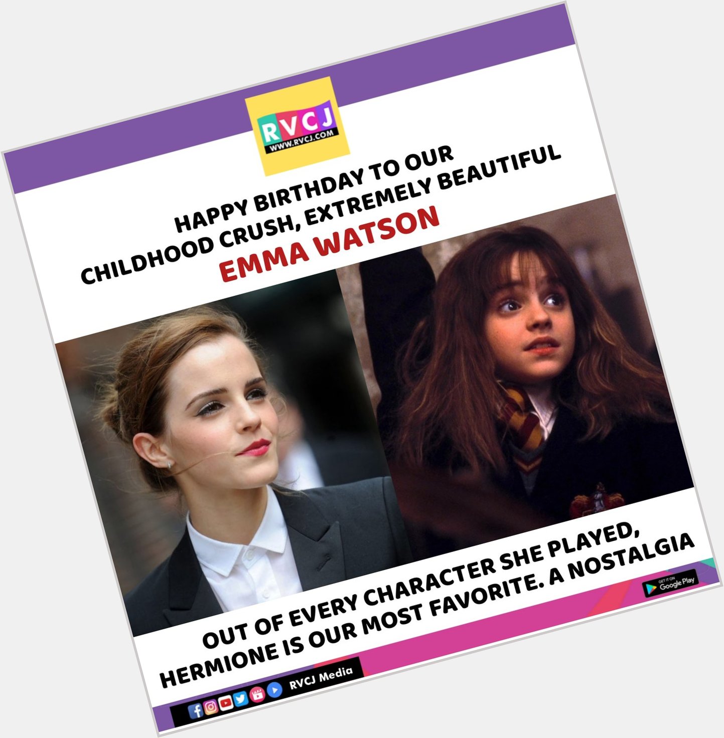 Happy Birthday Emma Watson!      