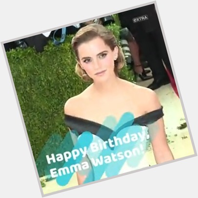 Happy birthday, Emma Watson!  
