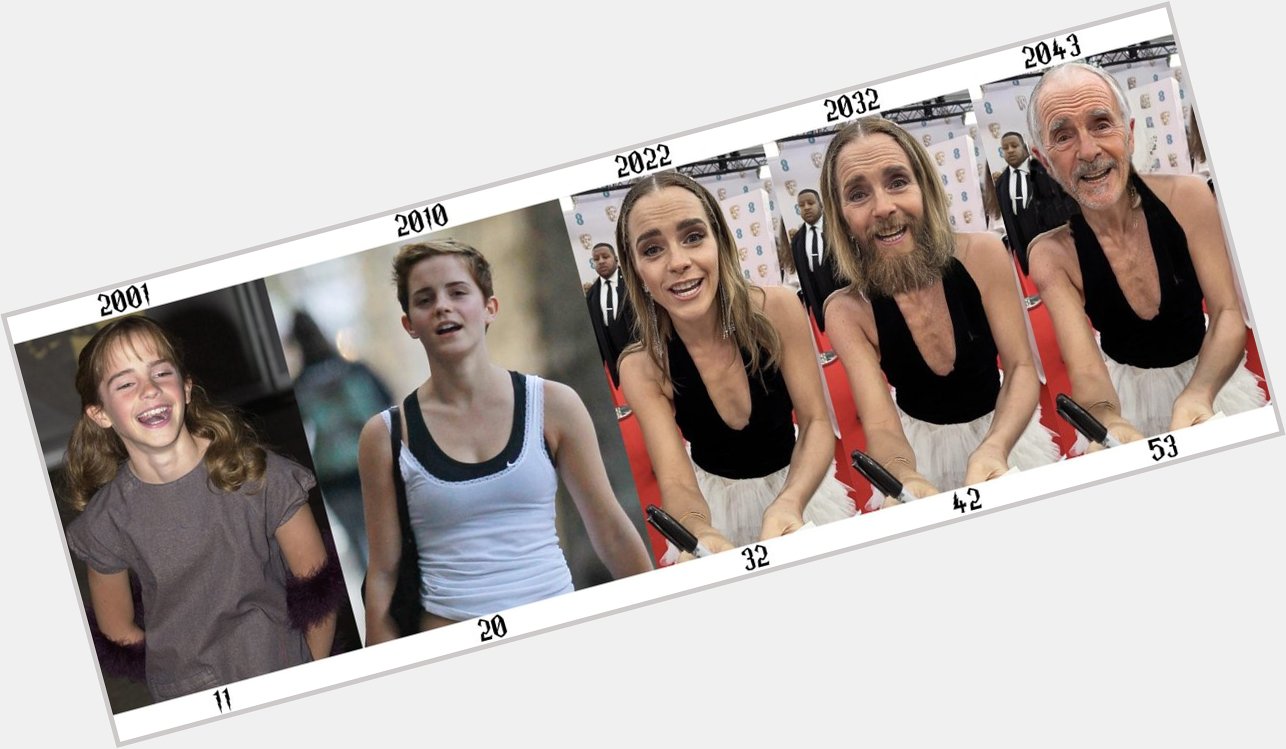 Happy birthday to Emma Watson. May he continue to age as gracefully as he\s been doing. 