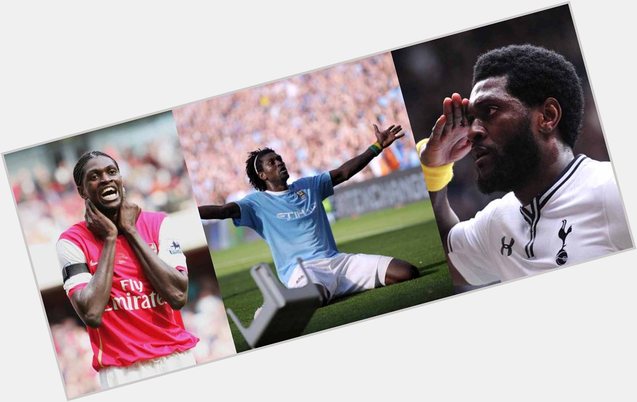 Happy birthday to Emmanuel Adebayor... 31 today.

He\s had an interesting career. 