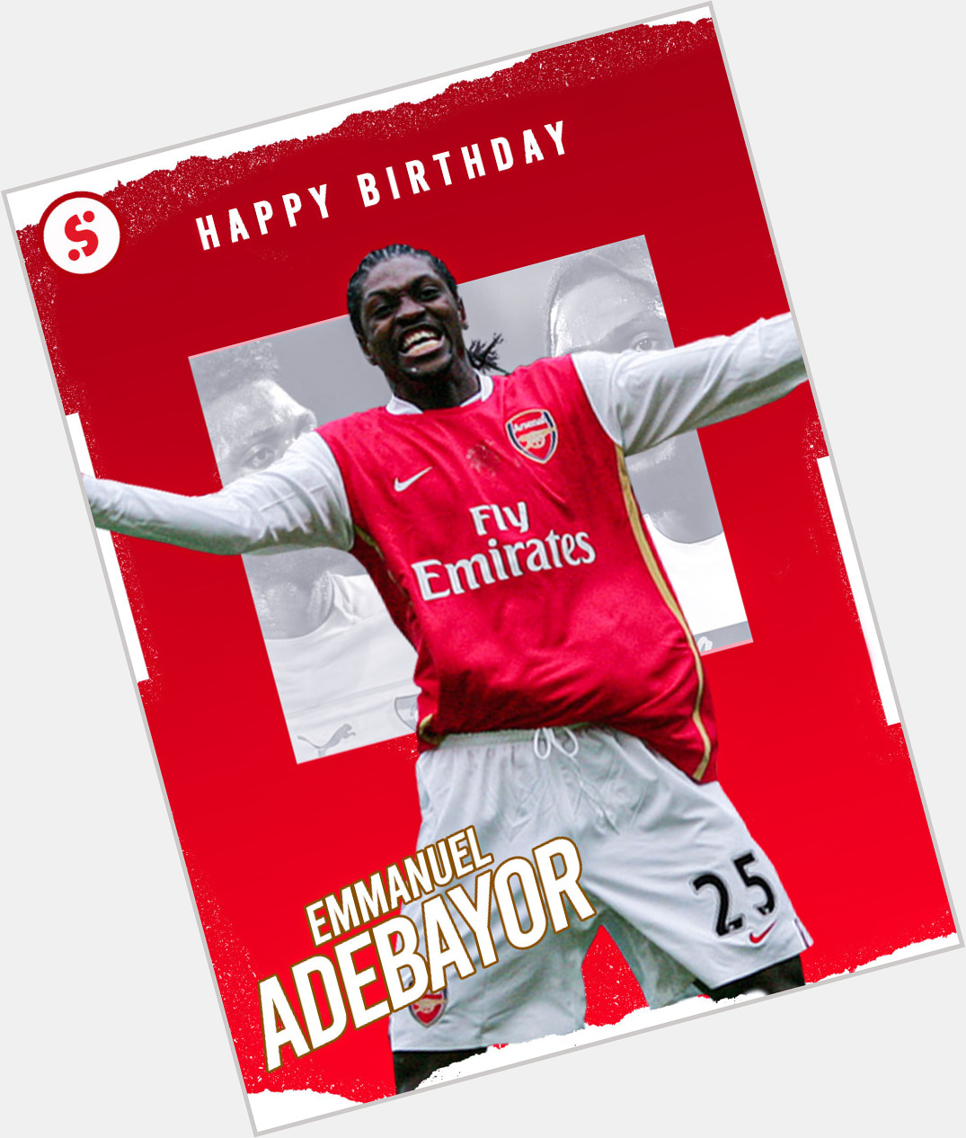 Happy 38th birthday to Emmanuel Adebayor!    