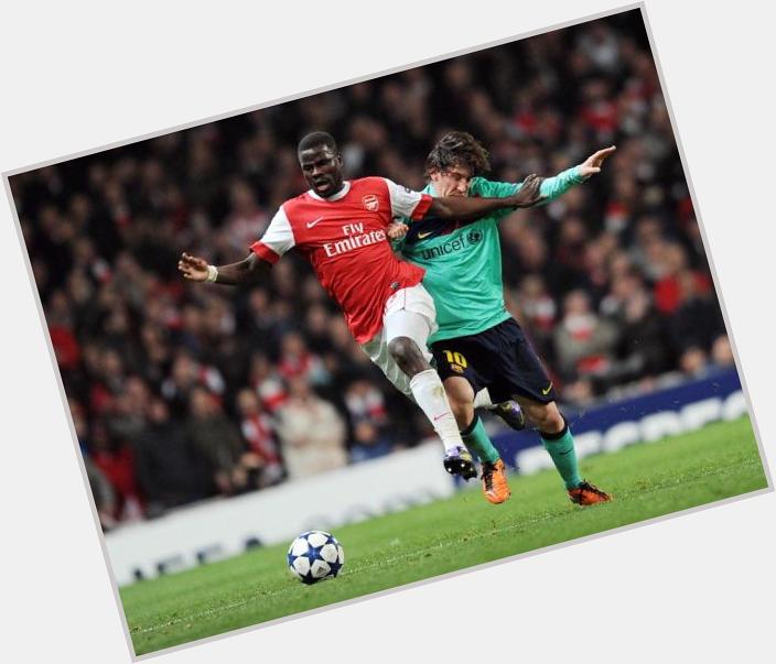 Happy Birthday, Emmanuel Eboue!

Here he is putting Lionel Messi in his pocket. 