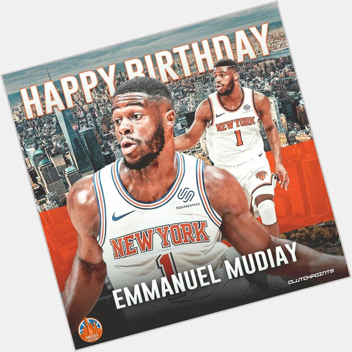 Join Knicks Nation in wishing Emmanuel Mudiay a happy 23rd birthday!  
