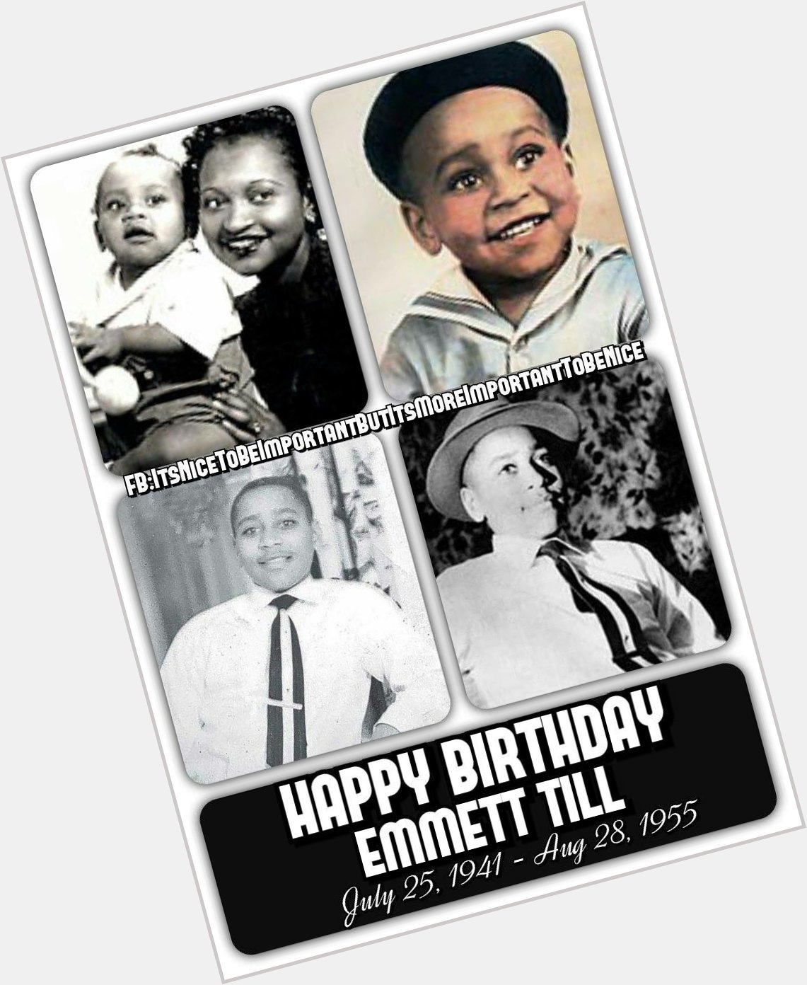 Happy Birthday Emmett Till 