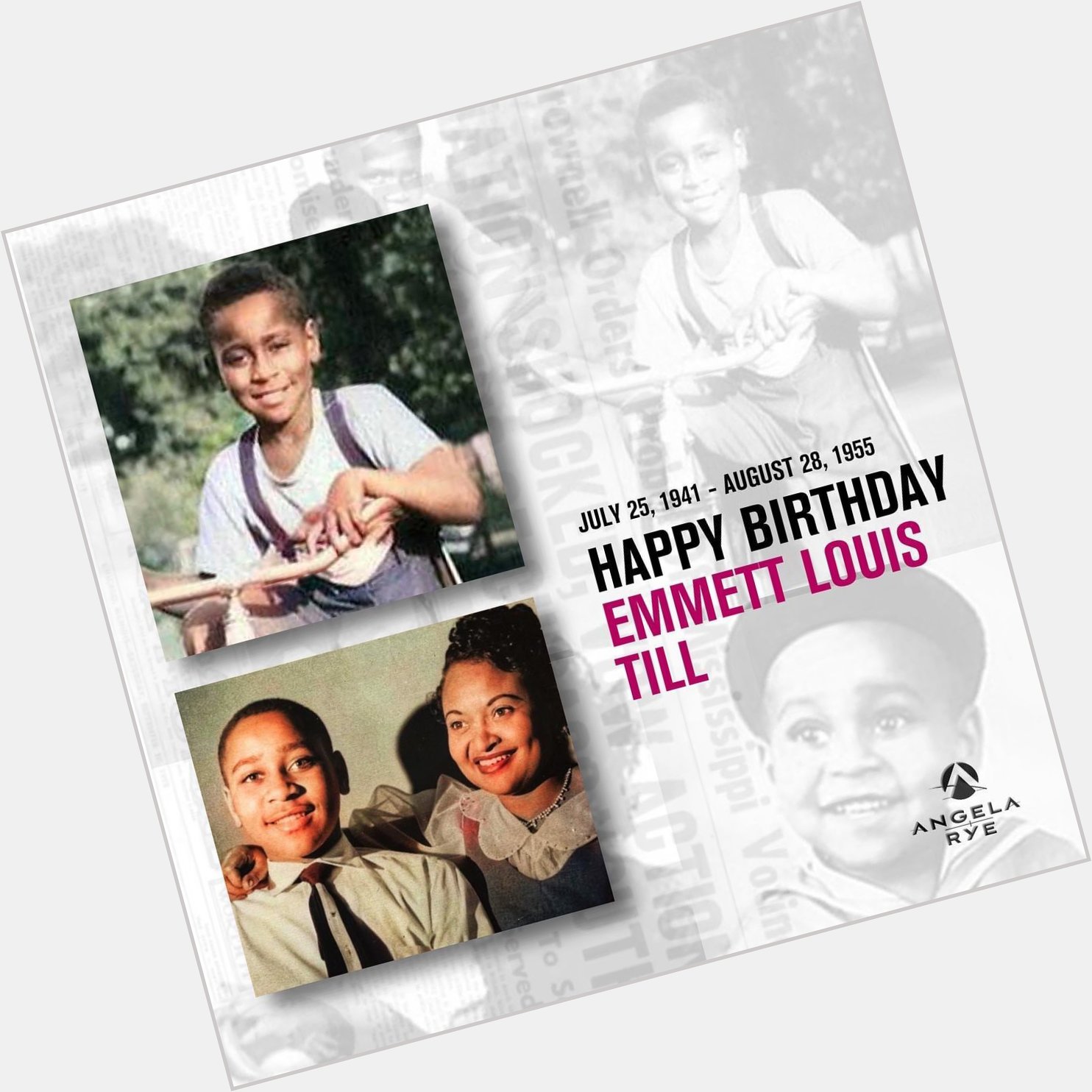 Happy Birthday Emmett Till! We continue to fight for racial justice in your honor! 