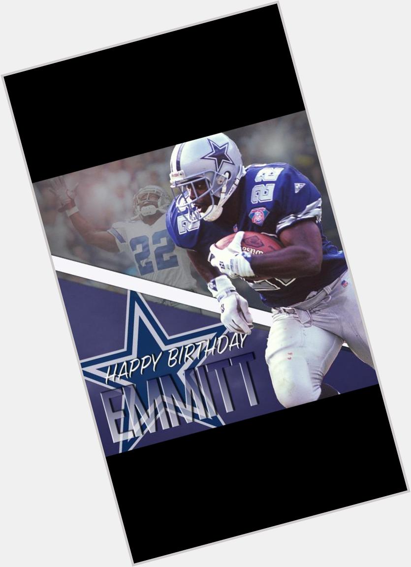 Happy birthday to the best running back of all time Emmitt Smith.  