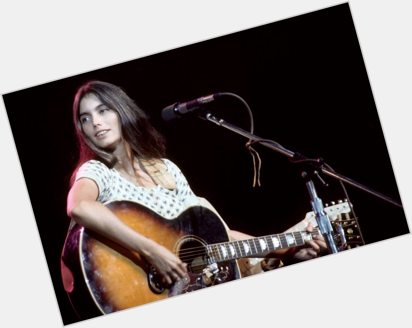 Happy birthday to  American singer, songwriter, and musician Emmylou Harris, born April 2, 1947. 
