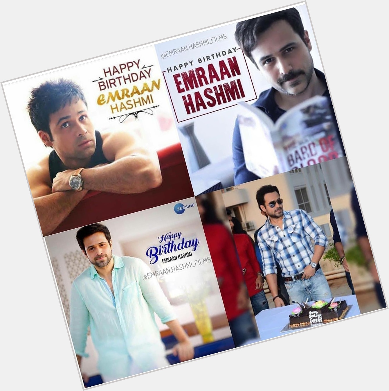 Today emraan hashmi.. burthday   Stay blessed 