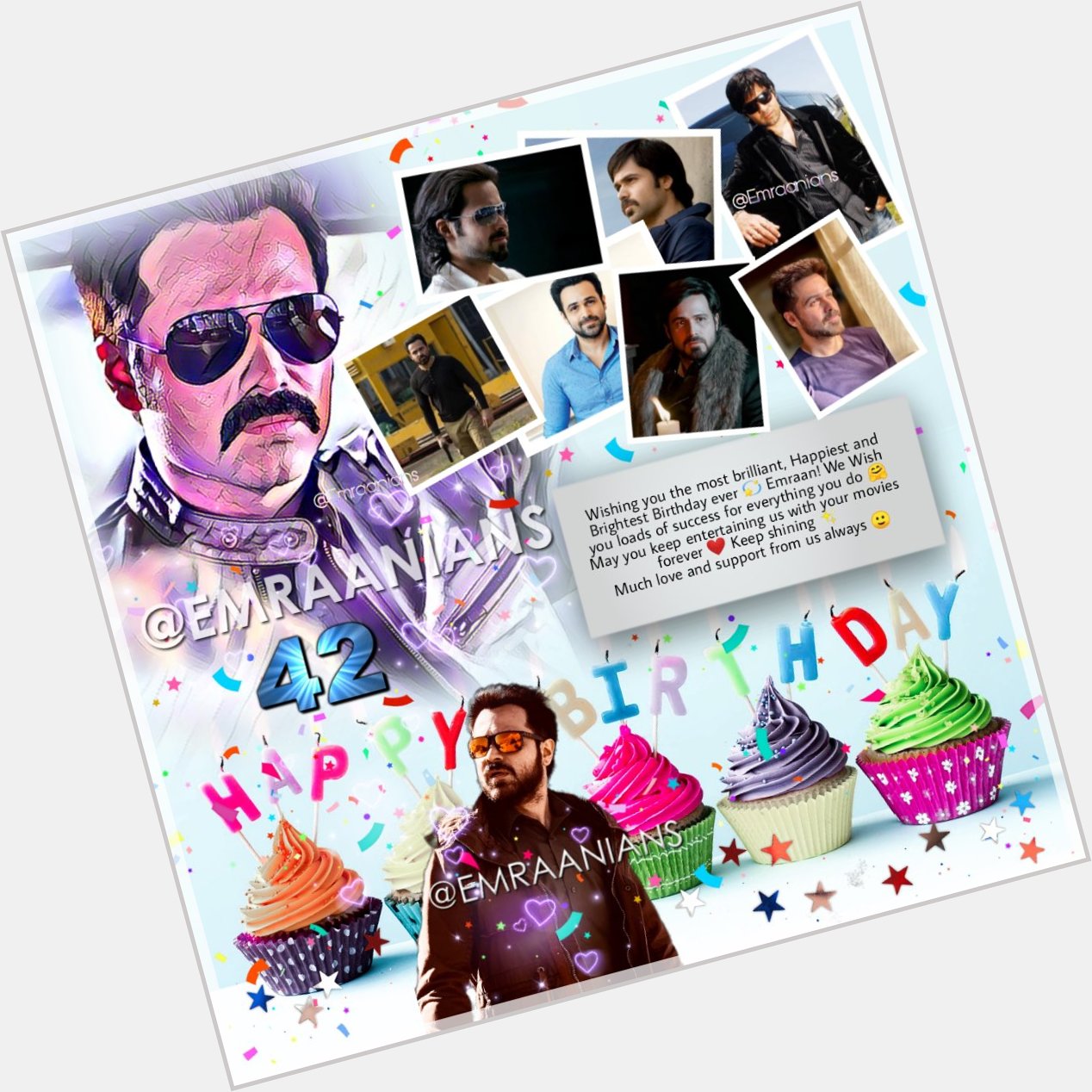 \"Happy Birthday Emraan Hashmi\"
The love guru of bollywood films.... 