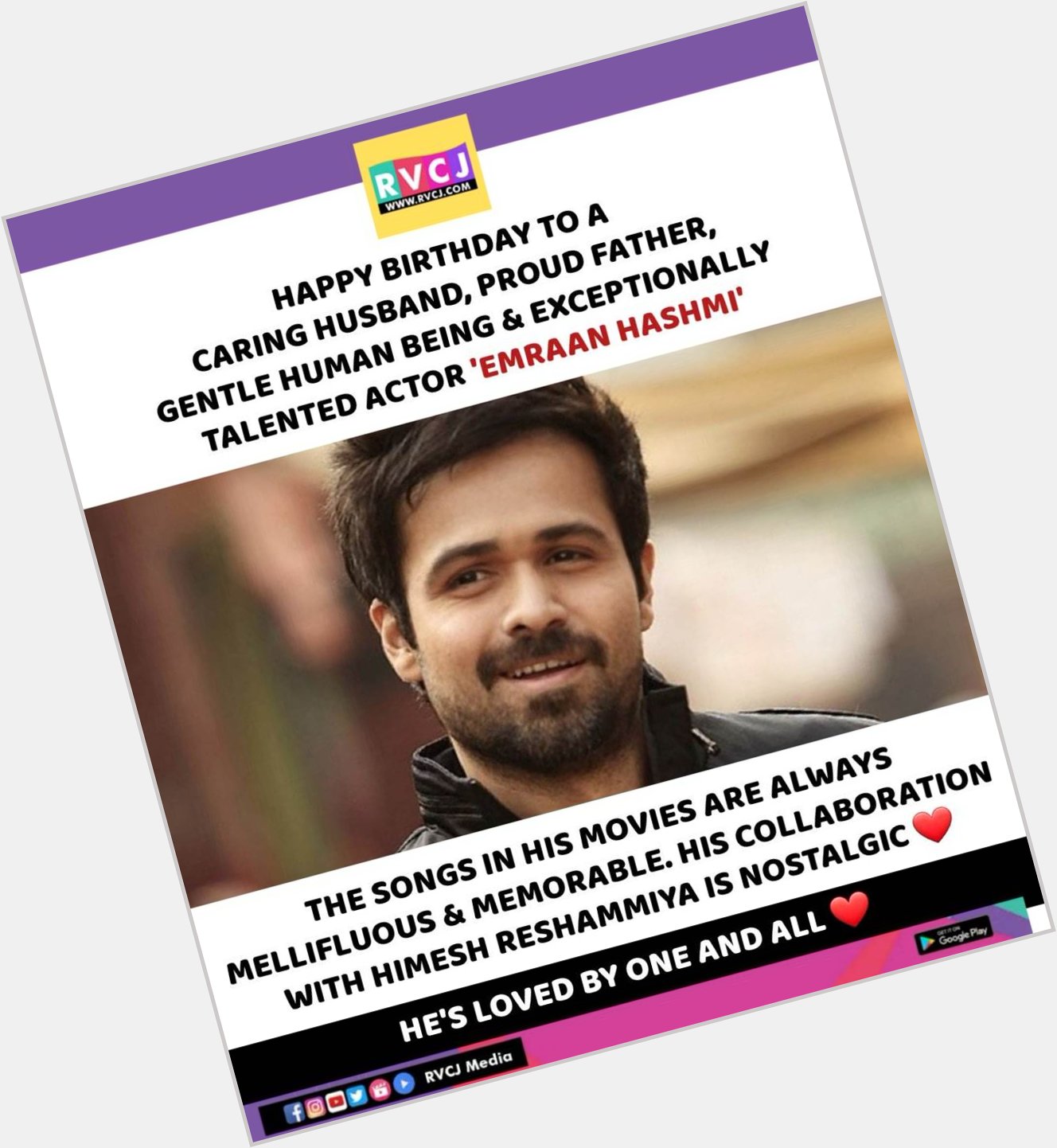 Happy Birthday Emraan Hashmi!  