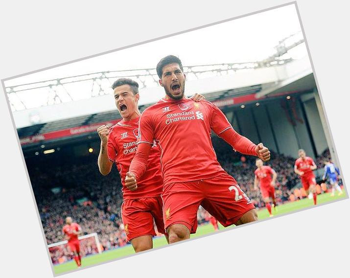 Happy birthday to our midfield monster, Emre Can. Bright, bright future ahead of him at LFC. 