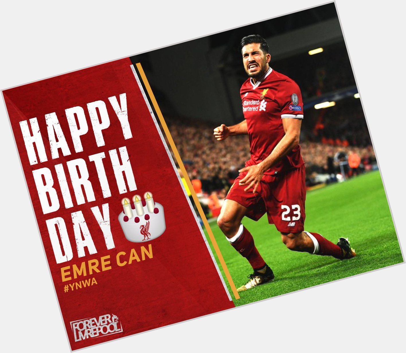 Today, Happy 24th Birthday Emre Can   Wish you all the best, Bro   