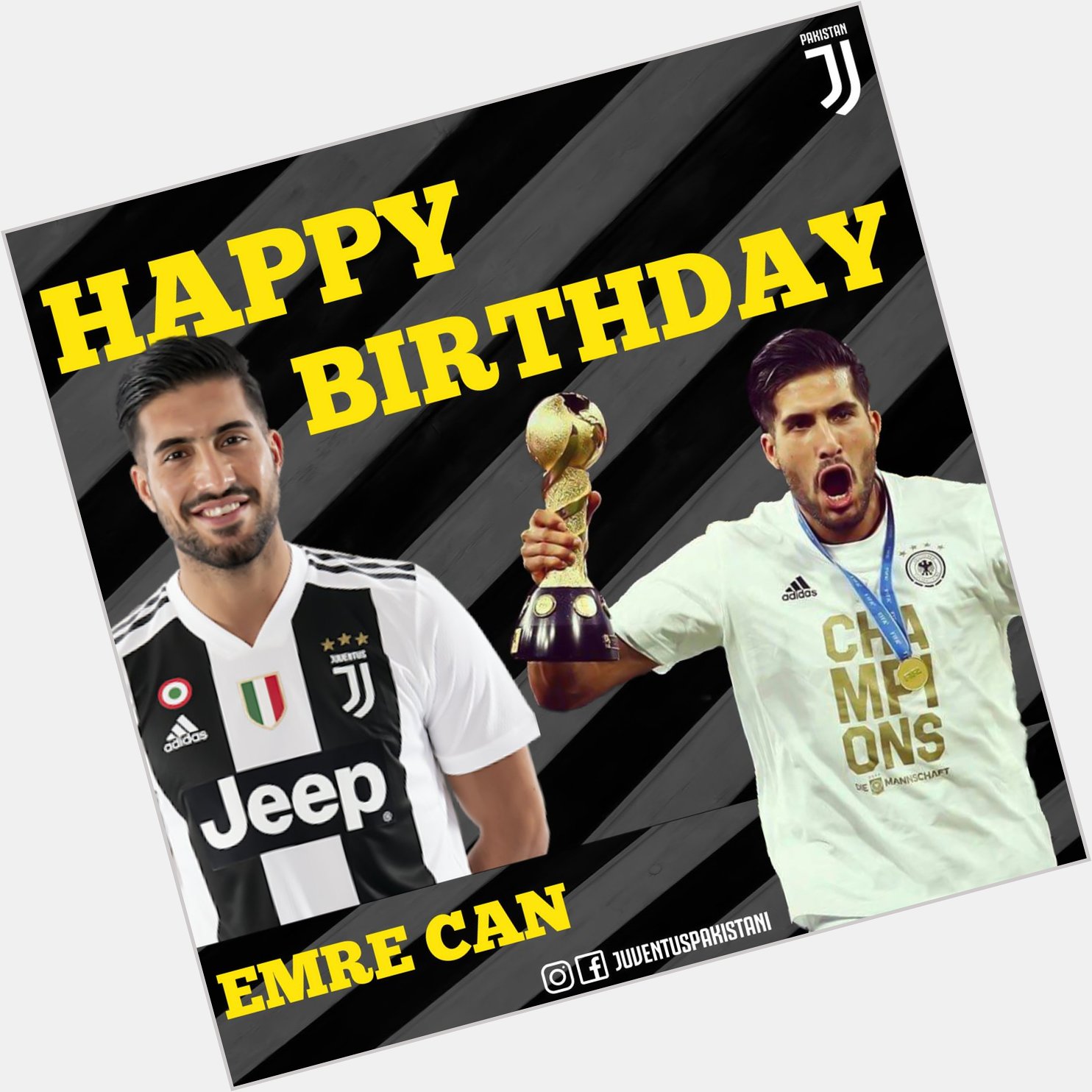 Happy birthday Emre Can, who turns 25 today!      