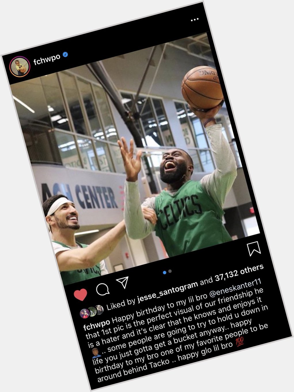 Celtics wish Enes Kanter a happy birthday aka tease the heck out of him 