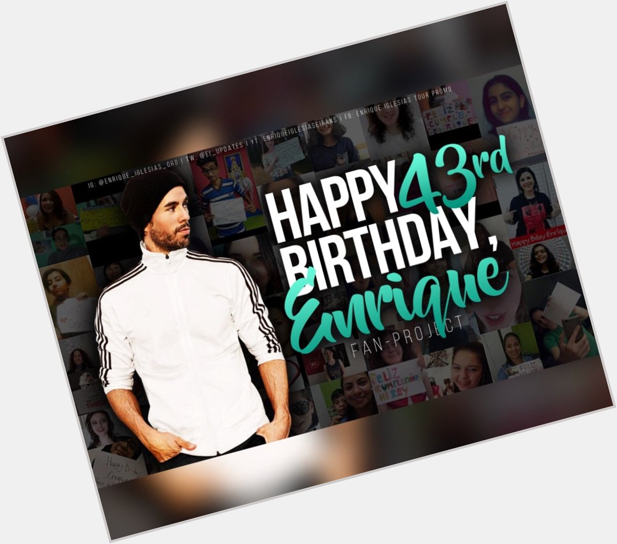 Happy Birthday, Enrique  