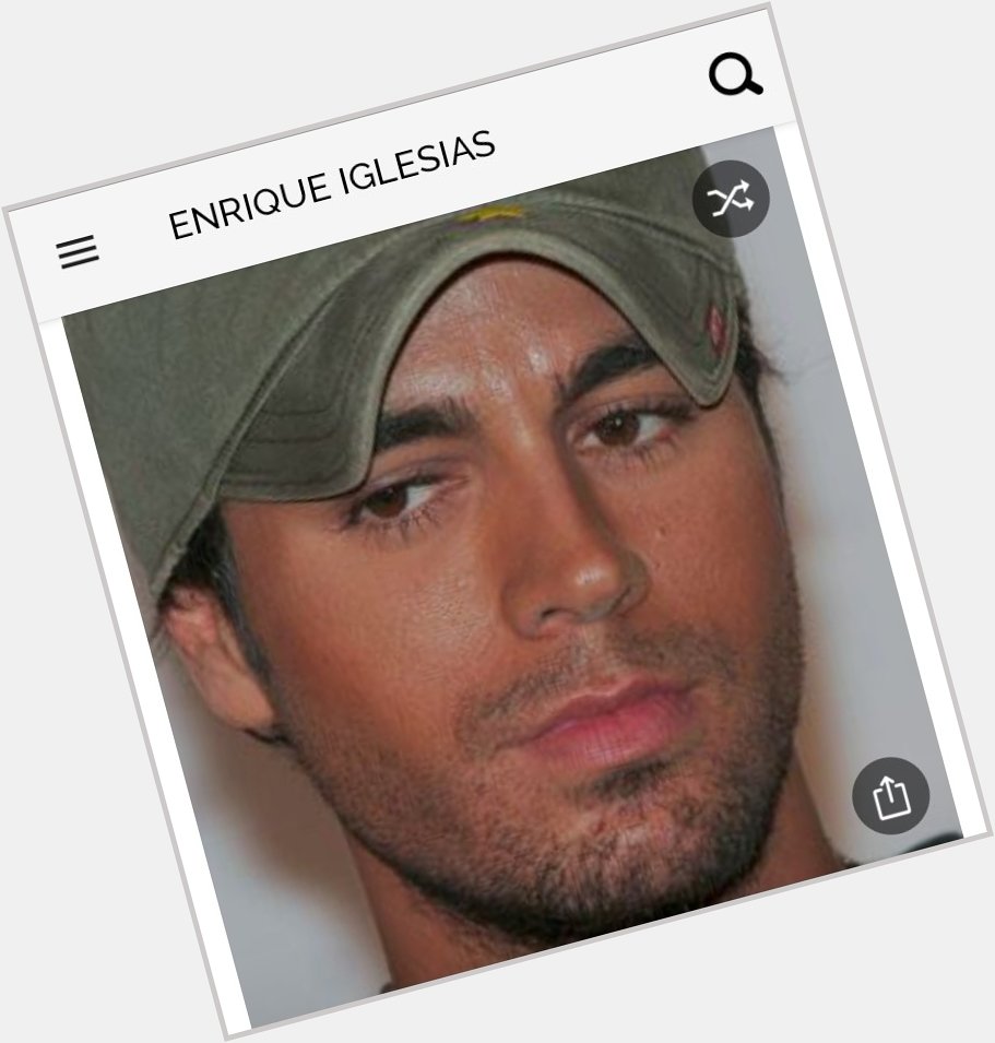 Happy birthday to this great singer.  Happy birthday to Enrique Iglesias 