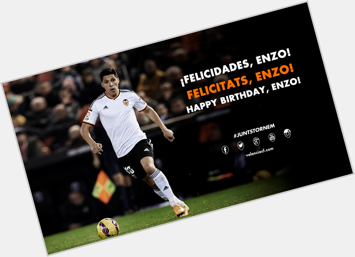 First team player Enzo Pérez is 29 today. Happy birthday! 