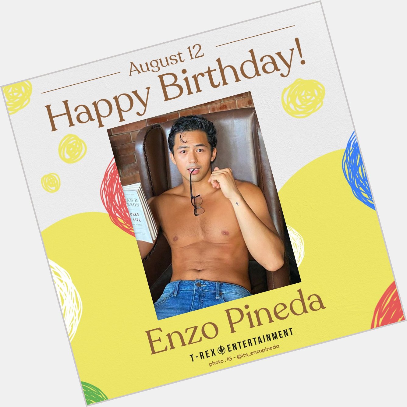 Happy 30th birthday, Enzo Pineda Wishing you a blessed year to come. Enjoy your day!   