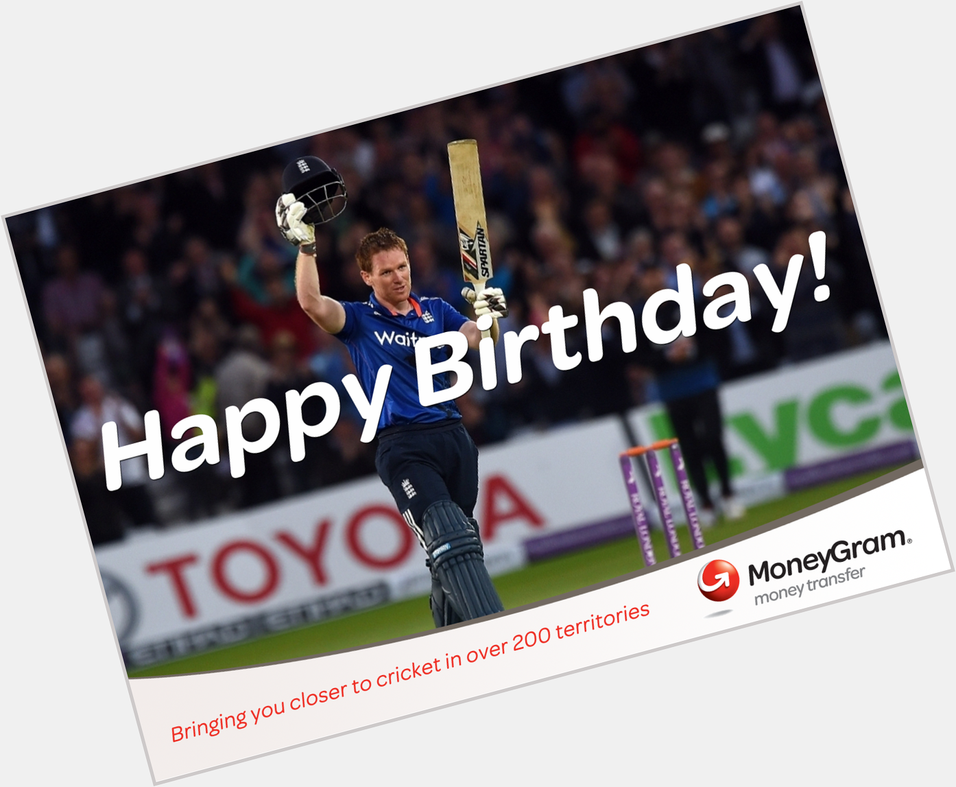 Happy Birthday to England\s ODI captain, Eoin Morgan    