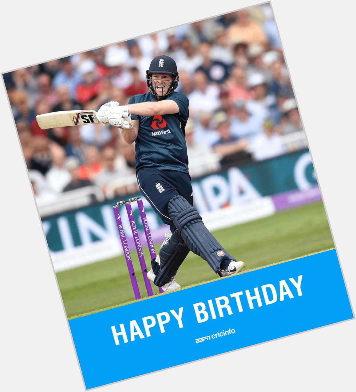  Happy birthday to Eoin Morgan, England\s limited-overs captain! 

 
