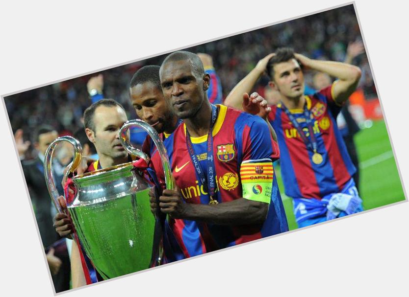 HAPPY BIRTHDAY: Former Barcelona and France star Eric Abidal beat cancer twice and is 36 today. 