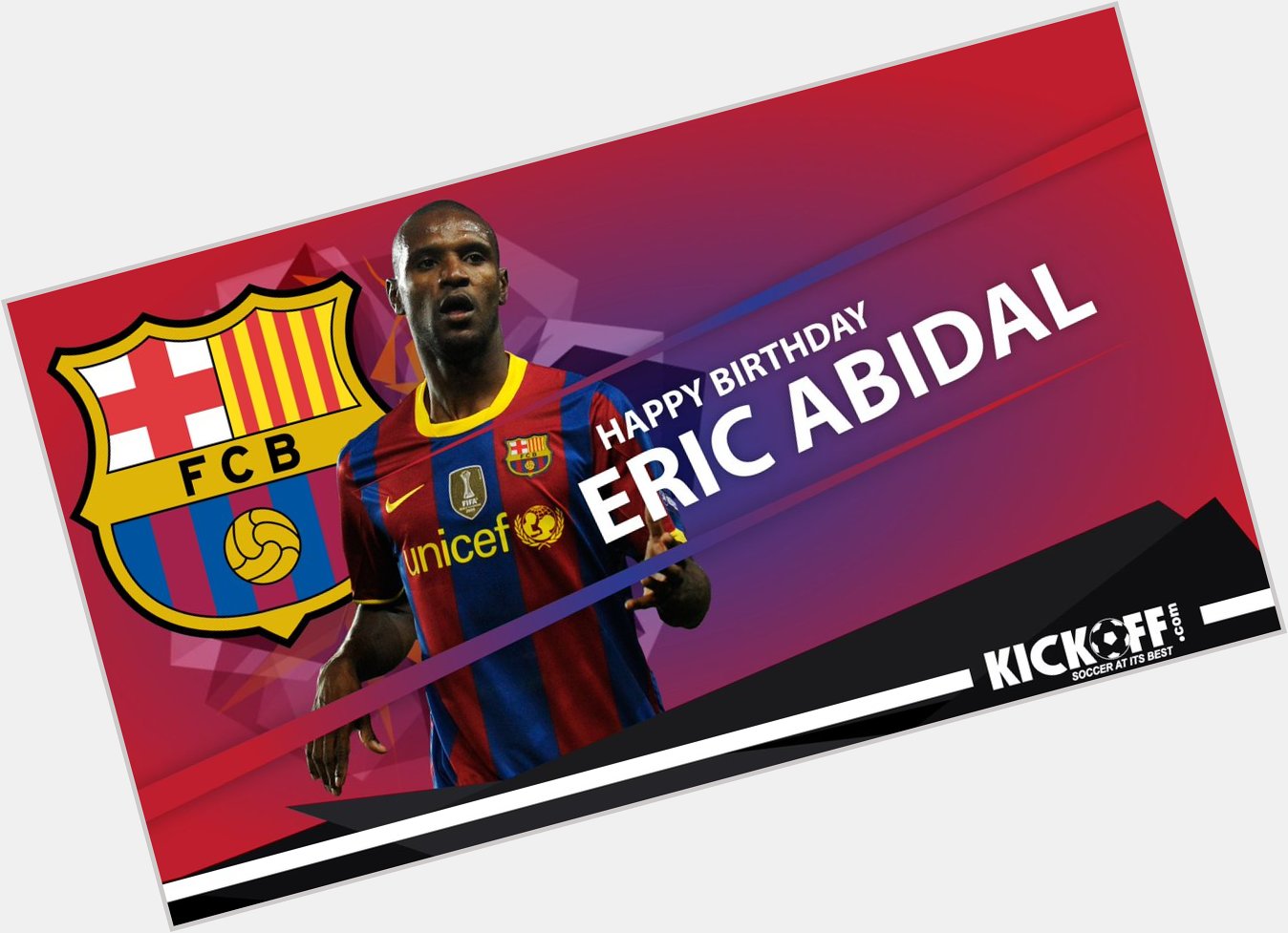 Happy Birthday to Barcelona legend Eric Abidal!
19 trophies Beat Cancer  Champion 