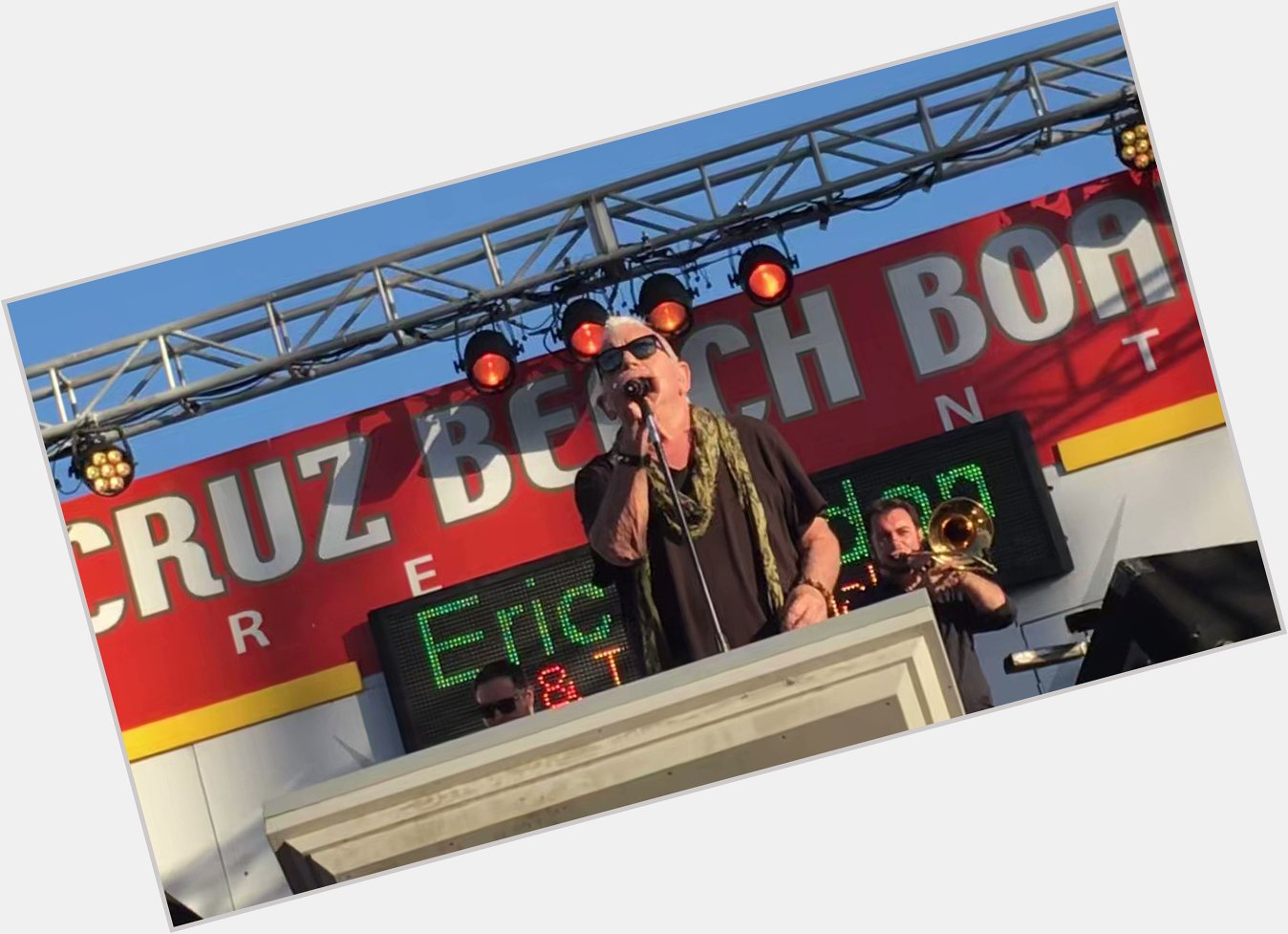 Wishing Eric Burdon a Happy 82nd Birthday! EB performing at The Boardwalk in Santa Cruz on July 21, 2017. 