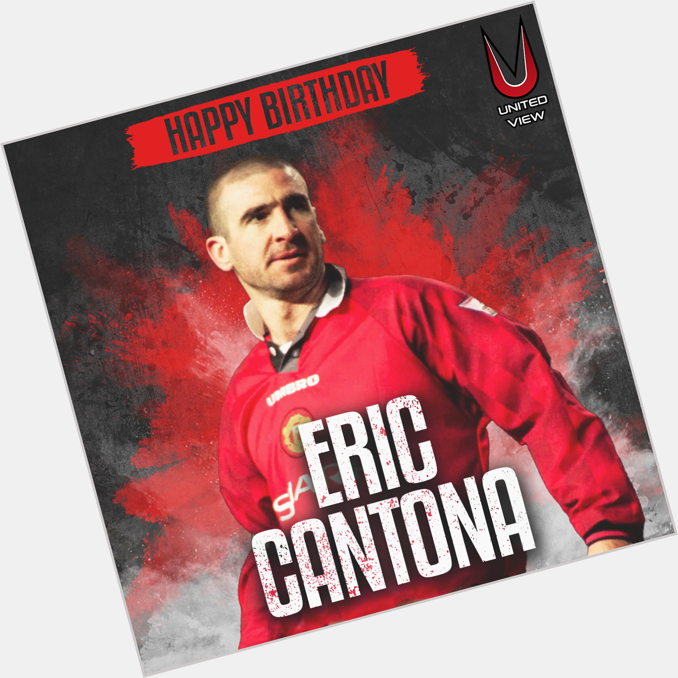 Happy Birthday Eric Cantona!  The former Manchester United forward turns 56 years old today   