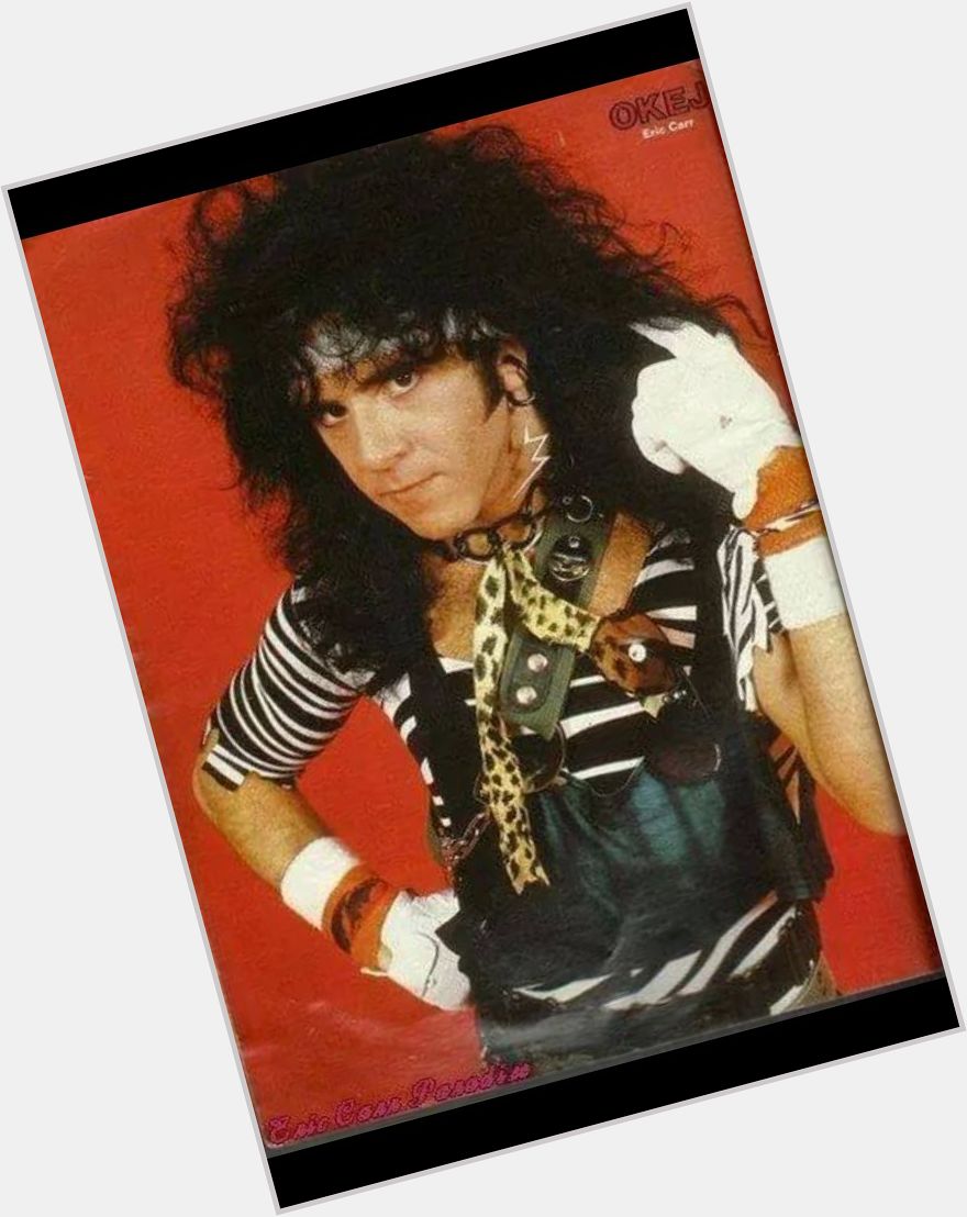 Happy birthday Eric Carr! RIP I was fortunate enough to see him on the Animalize Tour 