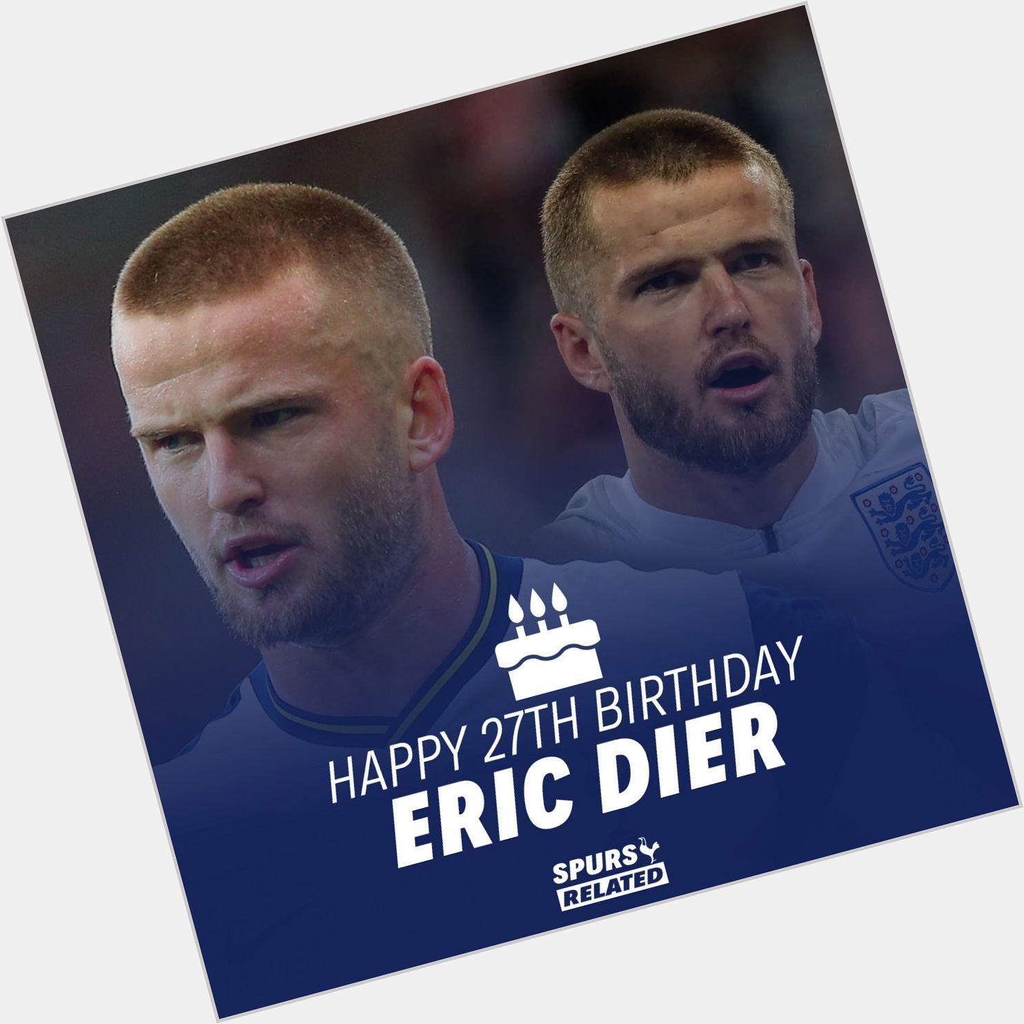 Happy 27th birthday Eric Dier !!           