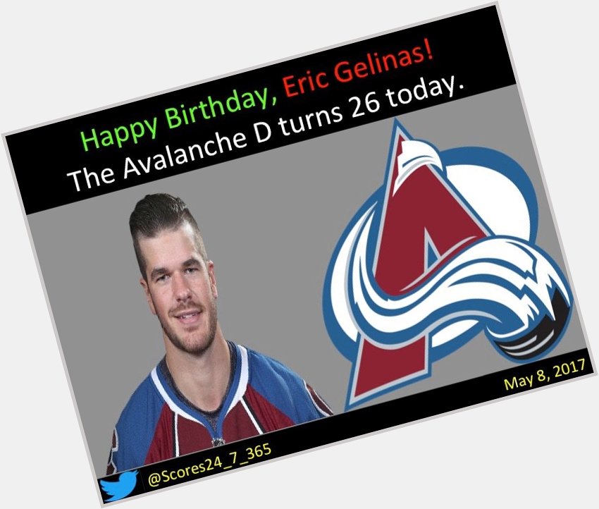  happy birthday Eric Gelinas! 