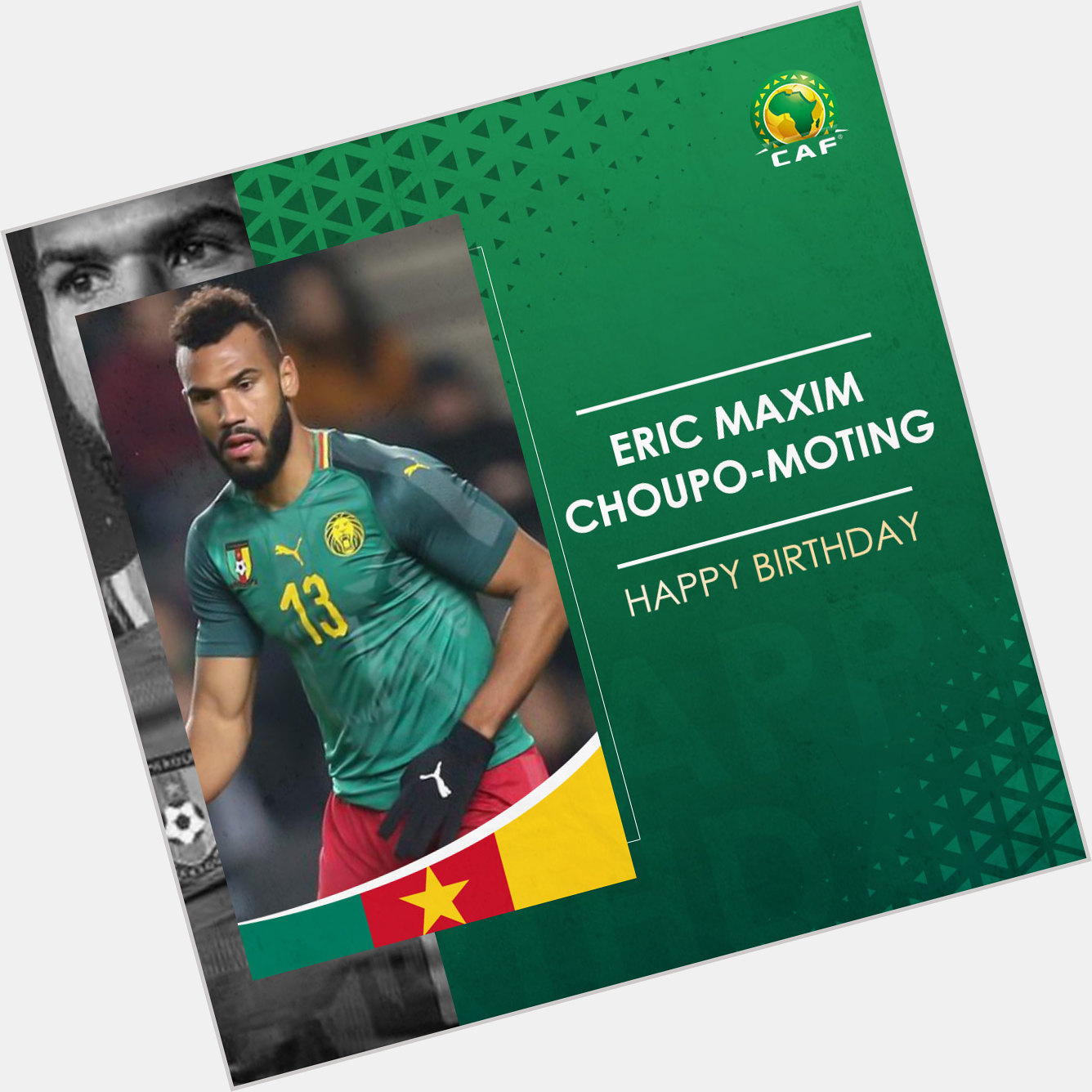   Happy Birthday to star, Eric Maxim Choupo-Moting! 