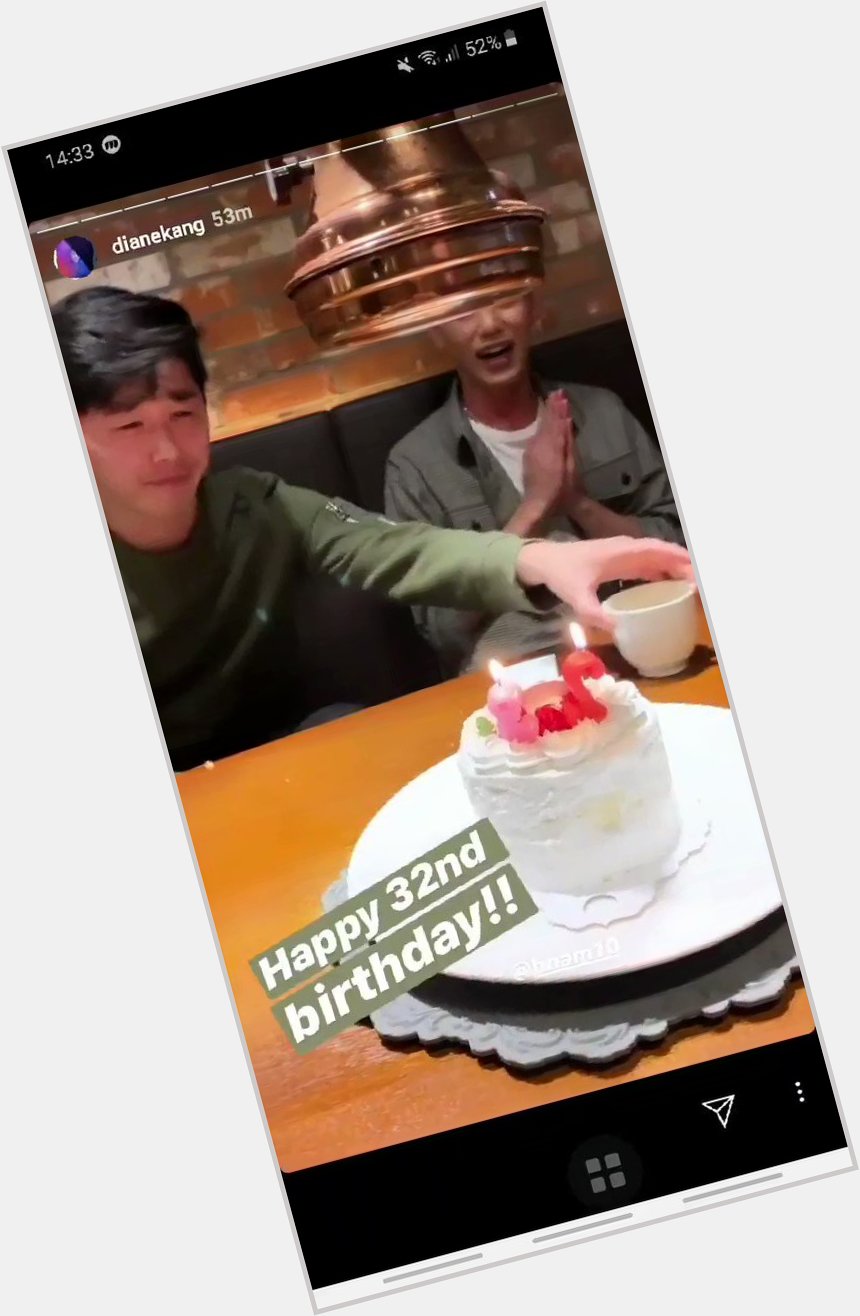 Eric Nam on Diane\s IG story (she\s the producer of Eric\s podcast)

Happy Birthday 