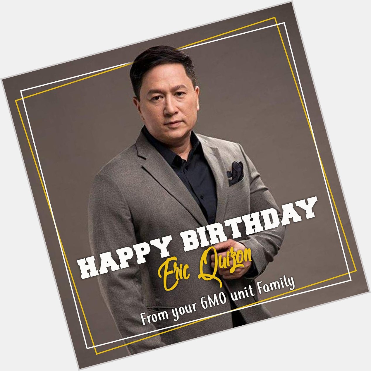 Happy Birthday Eric Quizon! 