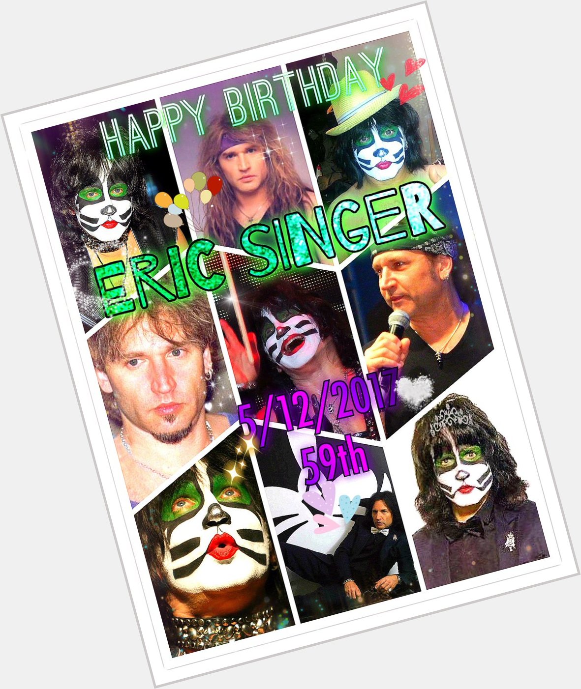 Happy Happy birthday to our great drummer Eric Singer!!        Singer 