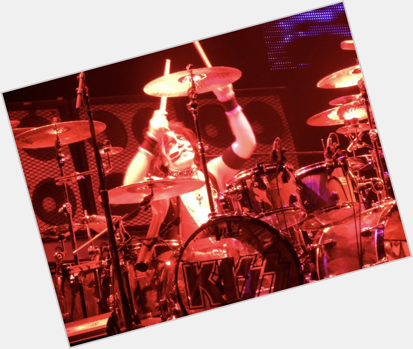   Happy Birthday Eric Singer!
Here s a shot I took back in 2011.  