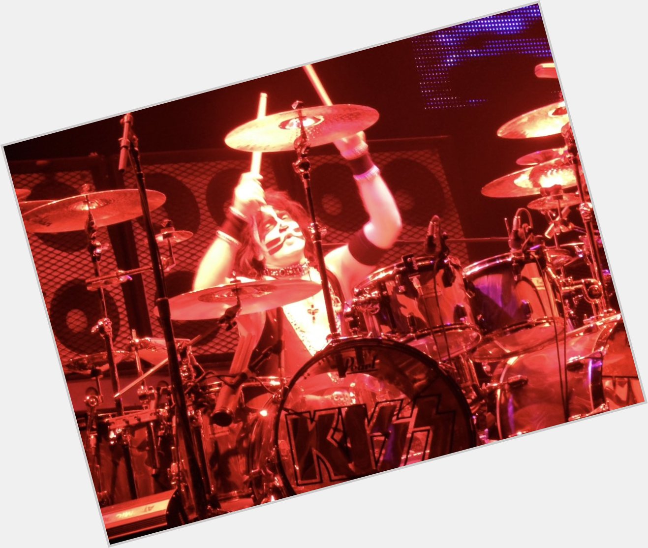  Happy Birthday Eric Singer! 
Here s a photograph I took at a KISS show in 2011. Have a rockin good Birthday! 