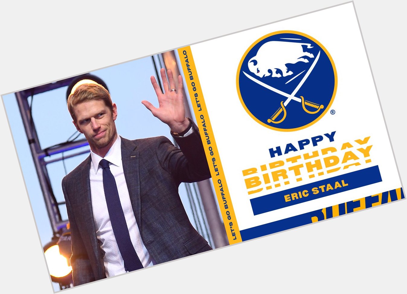 Happy birthday to Eric Staal! Show him some birthday love in the comments, Buffalo  