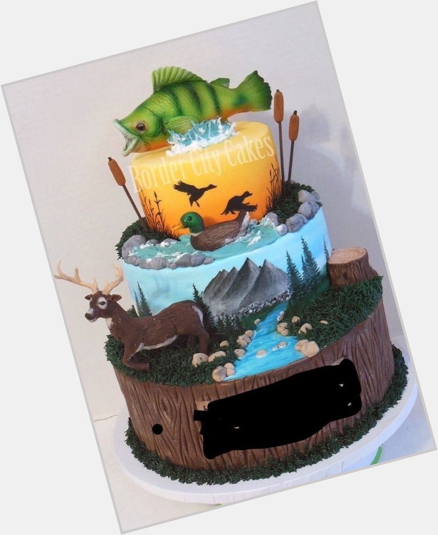 Happy Birthday, Eric Trump! I tried to find a hunting cake. This was the best I could find. 
