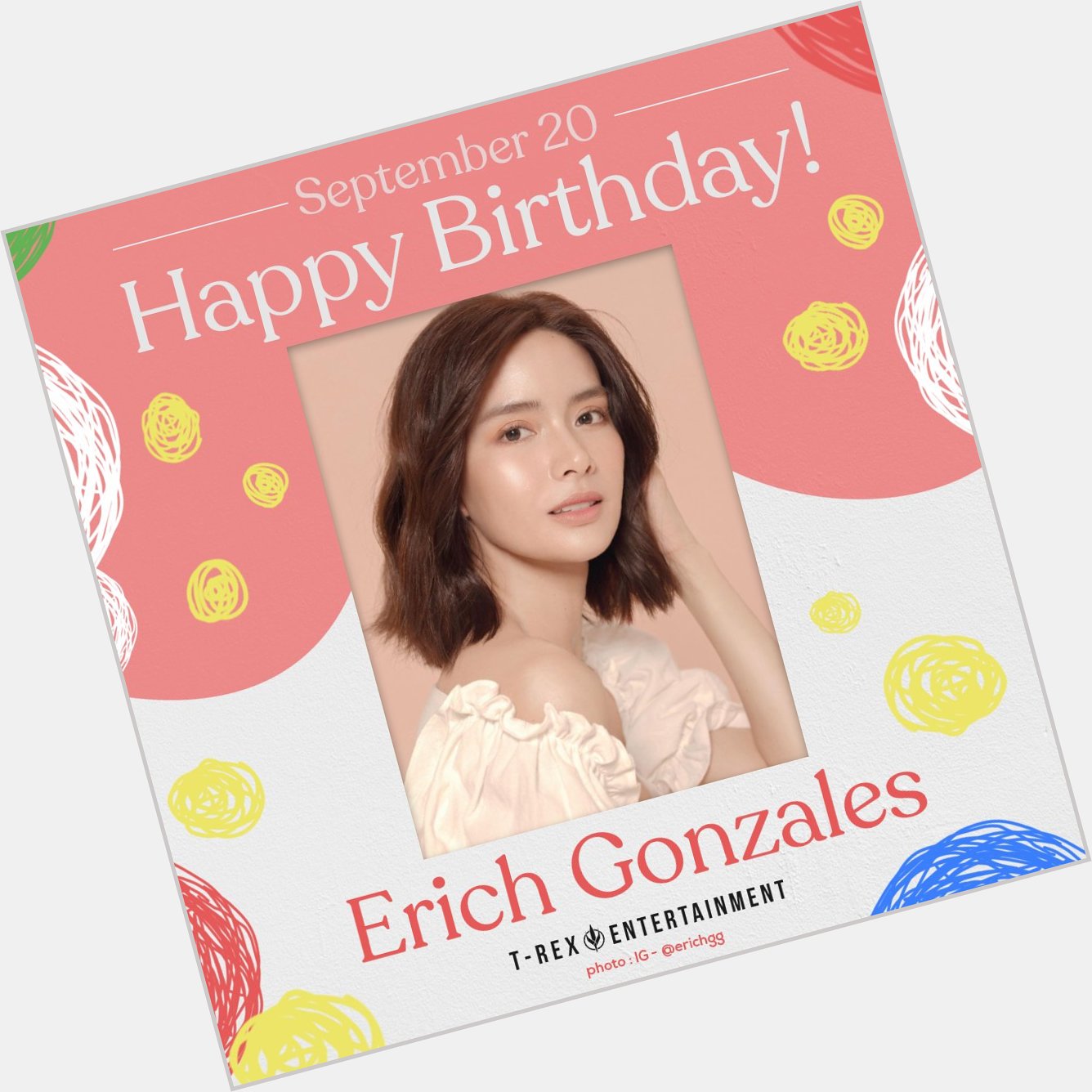 Happy 30th birthday, Erich Gonzales! All the love! Trivia: Her birth name is Erika Chryselle Gonzales Gancayco. 