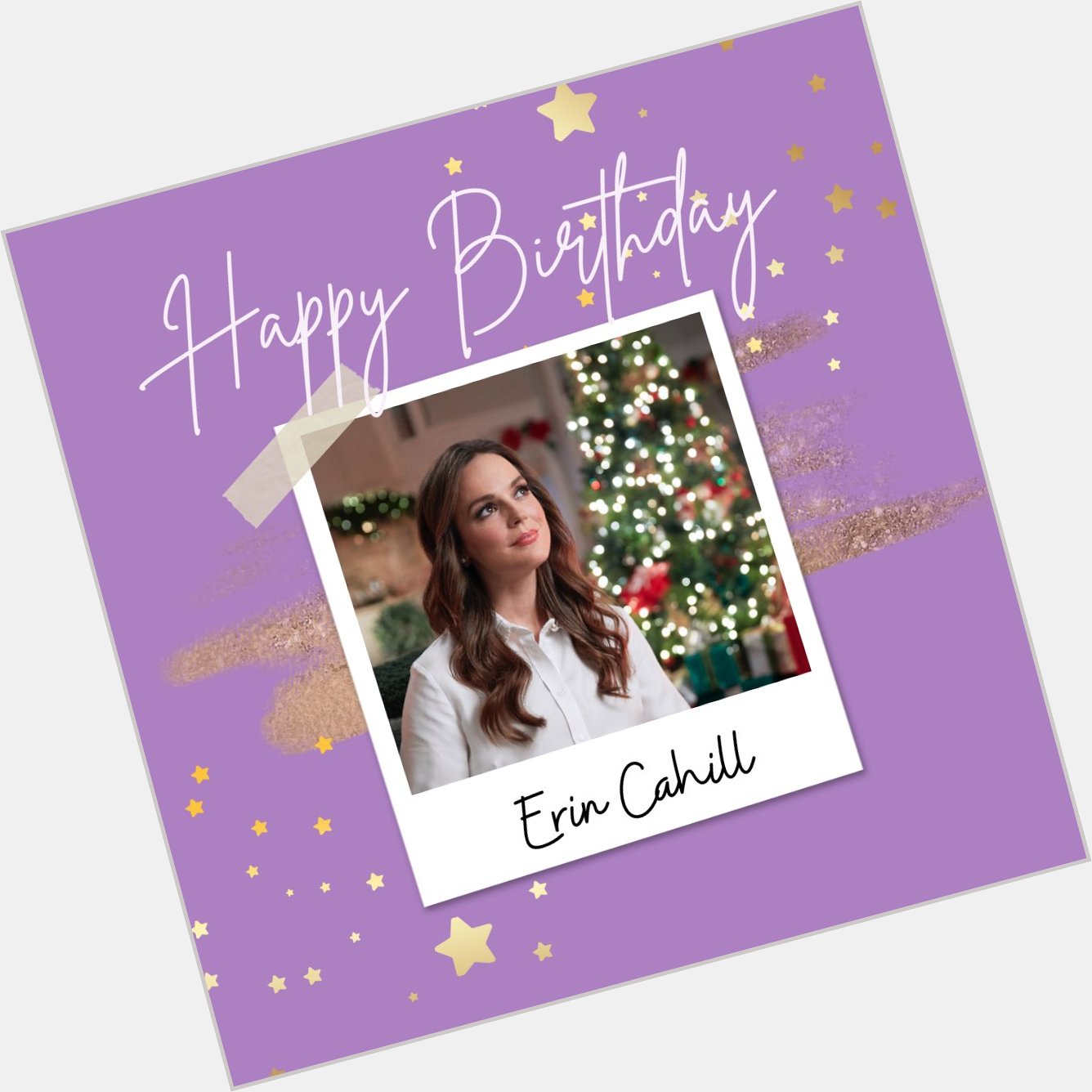 Happy birthday Erin Cahill.  