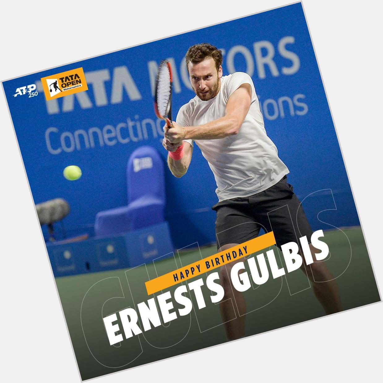 Here\s wishing the Men\s Singles quarterfinalist Ernests Gulbis a very Happy Birthday   
