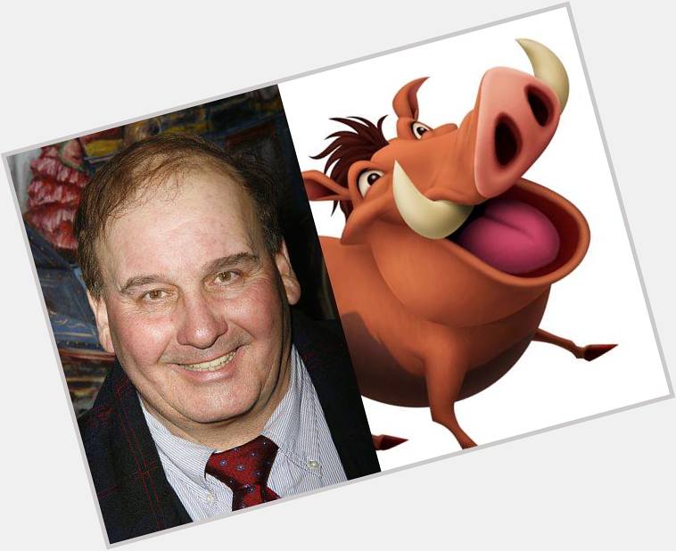  Happy 66th birthday to Ernie Sabella who is the original voice actor for Pumbaa in II! 