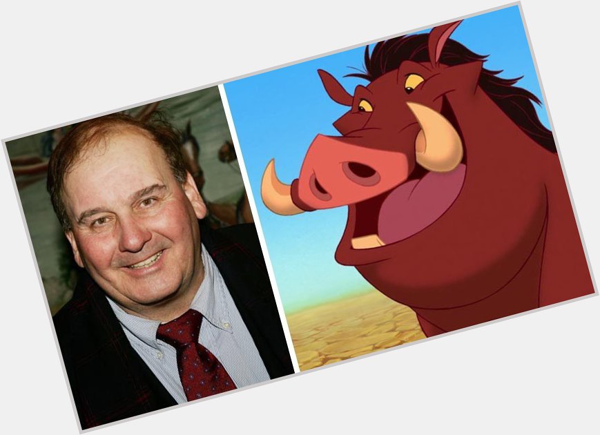 Happy 68th Birthday to Ernie Sabella! The voice of Pumbaa in The Lion King.   