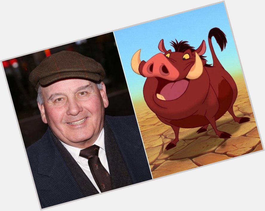 Happy 70th Birthday To Ernie Sabella. The Actor Who Voiced Pumbaa In The Lion King.  