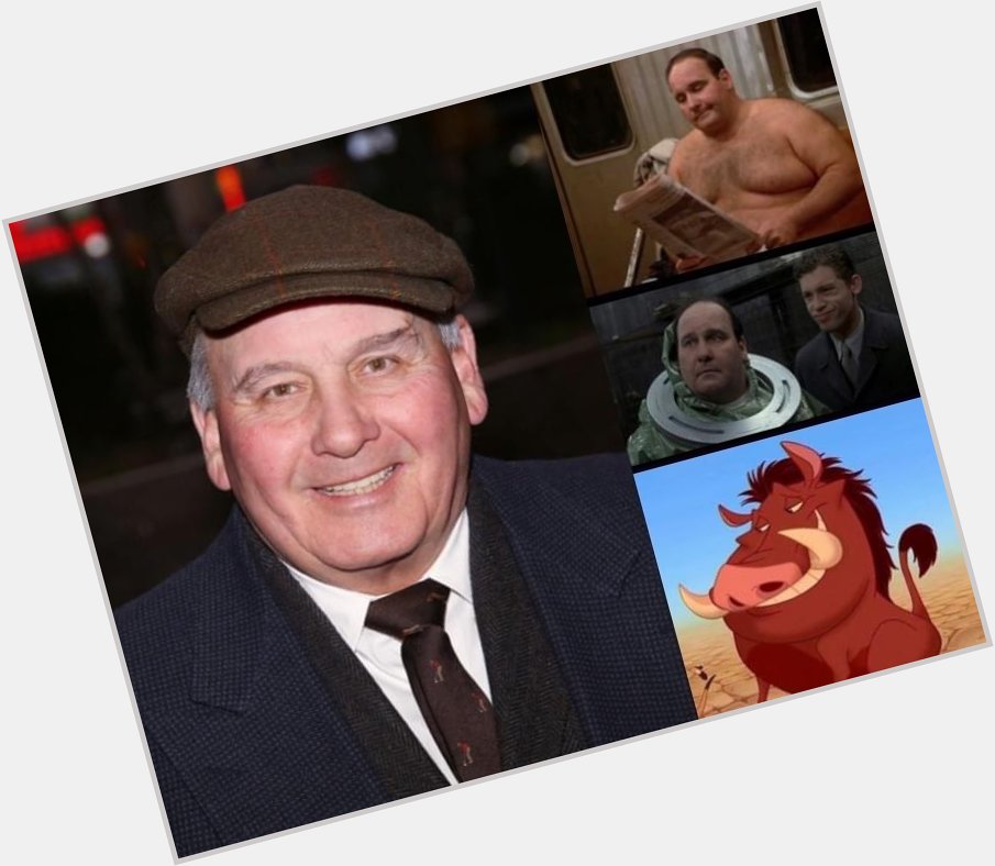 Happy belated birthday to Pumbaa s voice actor Ernie Sabella     