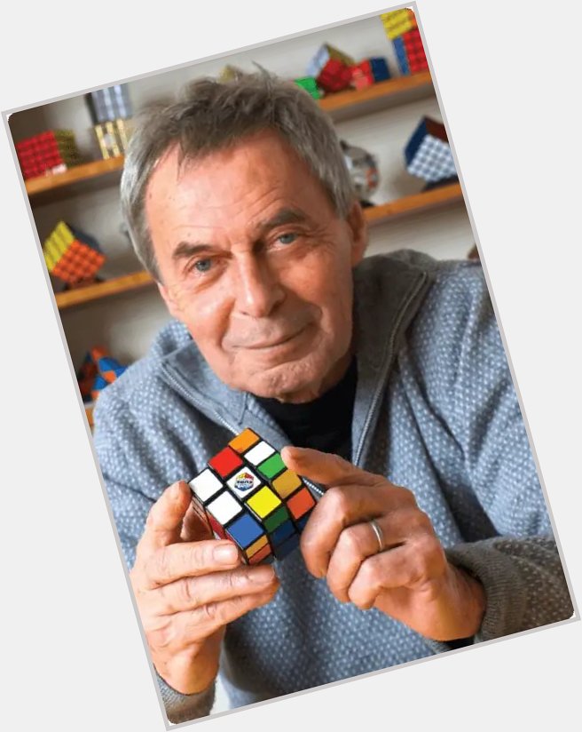 Happy Birthday Sir Erno Rubik! the person who made our lives awesome! Thank you. 