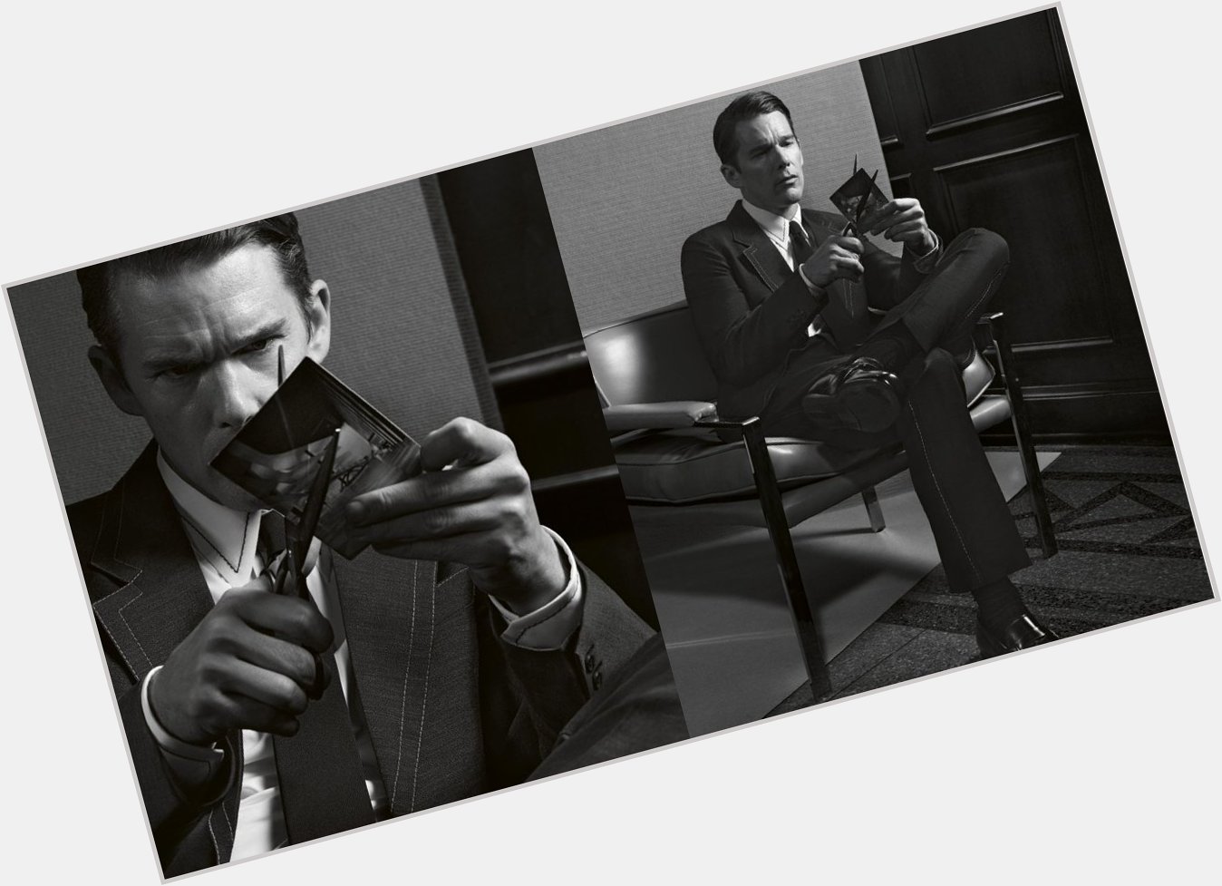 Lofficielmexico: Happy Birthday Ethan Hawke! El actor es parte del universo de prada en la campaña  