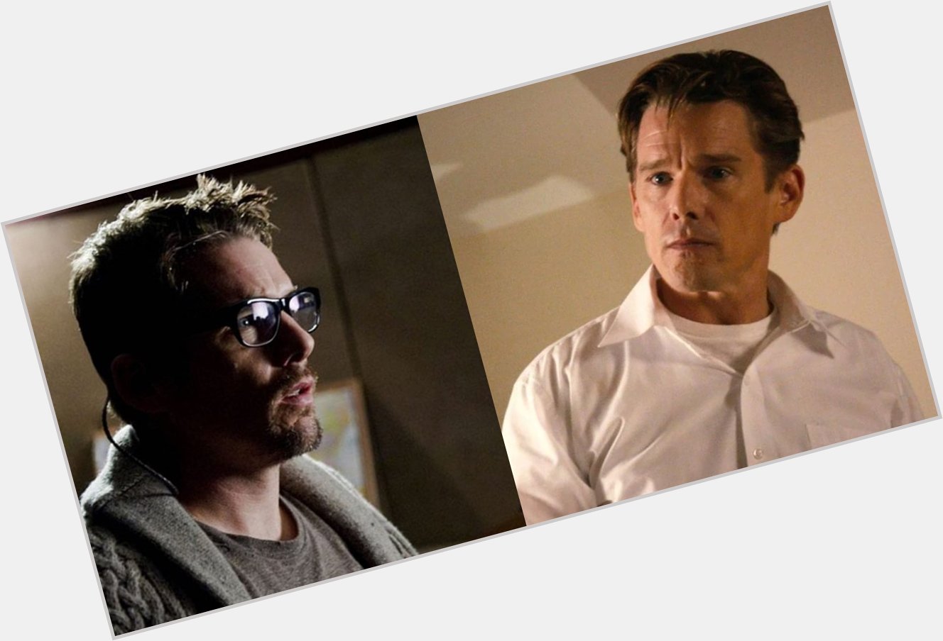 Happy 50th Birthday to Ethan Hawke!  What\s your favorite horror movie of his, Sinister or The Purge?! 