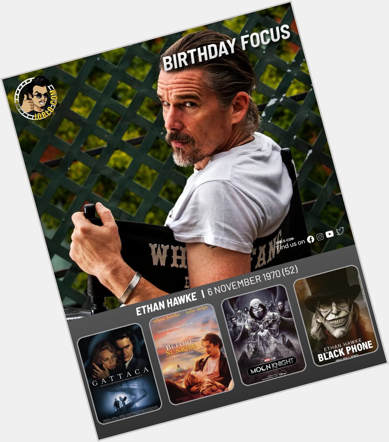 Happy birthday Ethan Hawke!  